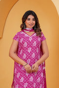 Royal Bandhani Print Suit Set