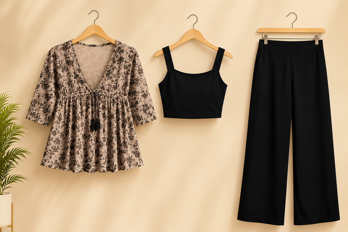Floral Printed 3-Piece Co-Ord Set